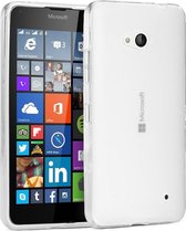 Microsoft / Lumia 640 Ultra Dun  TPU transparant Gel cover hoesje