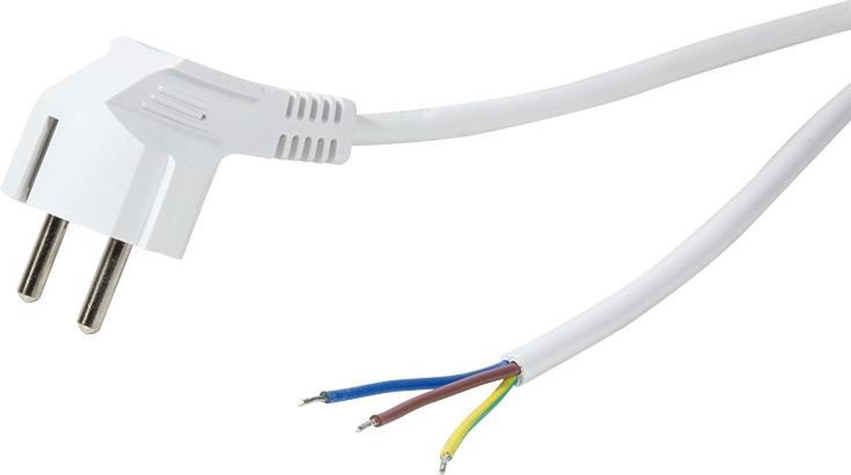 LogiLink 1.5m, CEE 7/7 electriciteitssnoer White CEE7/7