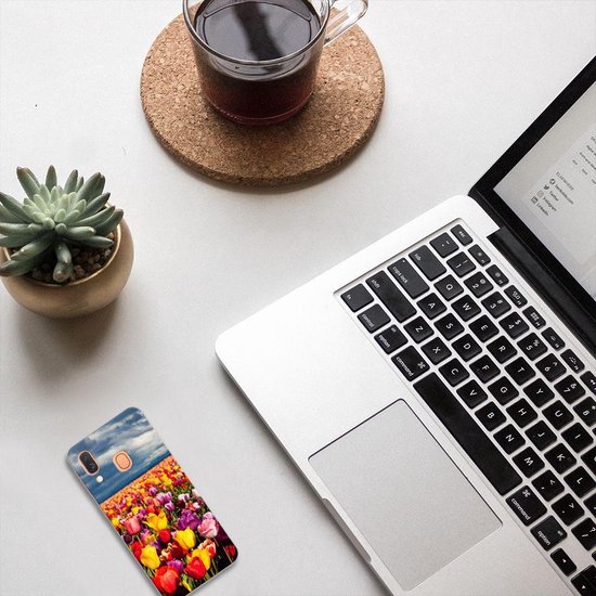 Coque Téléphone pour Samsung Galaxy A40 Souple Housse Tulpen