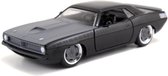 Letty's Plymouth Barracuda Fast And Furious modelauto 1:24 Jada