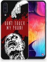 TPU Hoesje Geschikt voor Samsung Galaxy A50 Design Zombie Blood