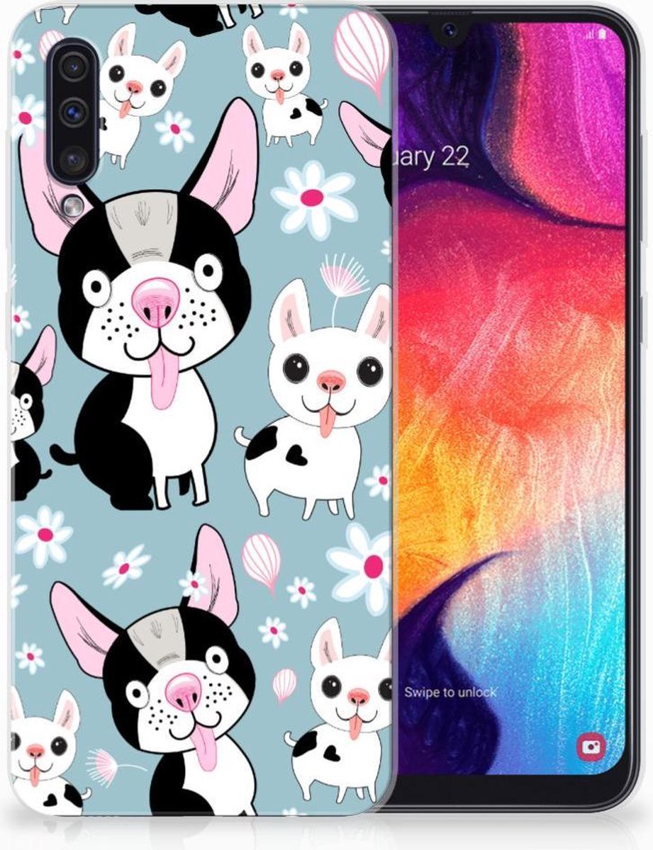 Samsung Galaxy A50 TPU Hoesje Hondjes