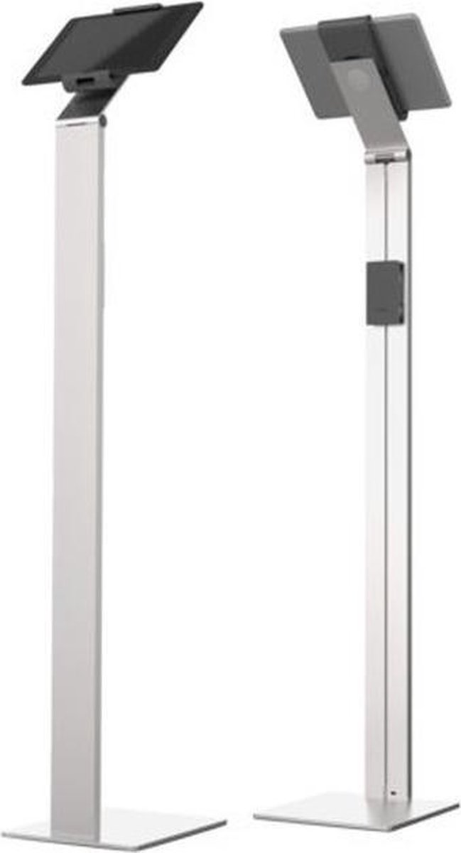 Durable tablet vloerstandaard - 270 x 1215 x 270 mm - Zilver - Anti-diefstal beveiliging