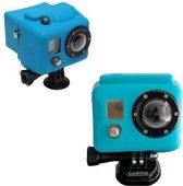 XSories Hooded Silicon Cover Blue for HD Hero W LCD