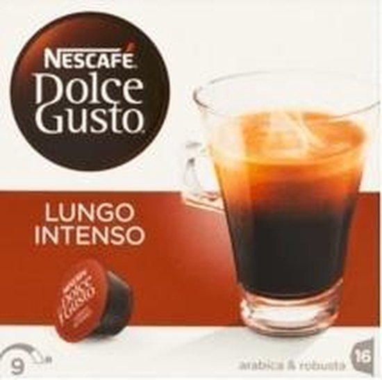 Nescafé Dolce Gusto Lungo Intenso - conditionnement multiple 10 x 16  gélules