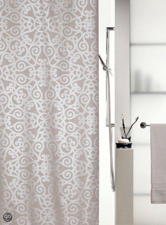 Spirella Orsini Douchegordijn Textiel 180x200 cm Pearl Taupe