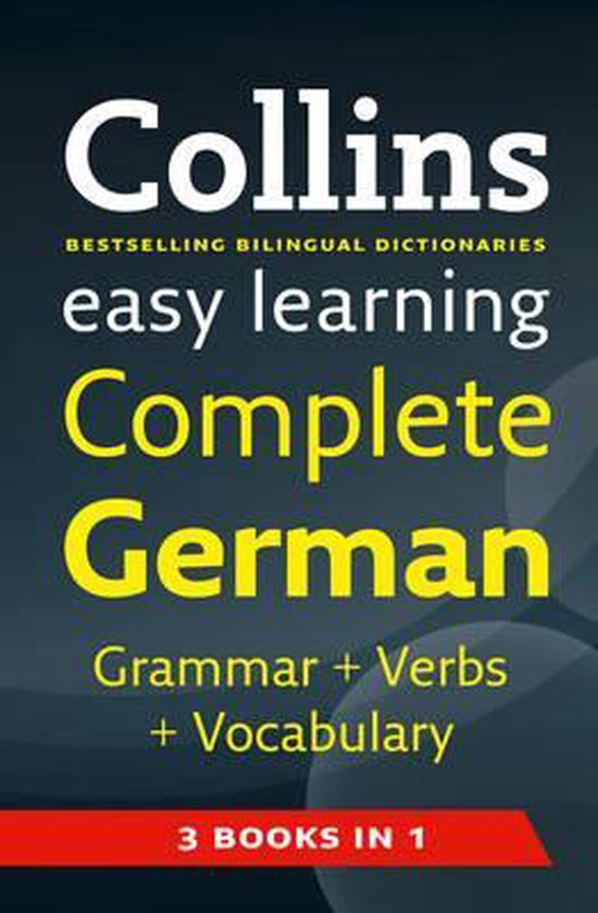 Easy Learning Complete German Grammar, Verbs and Vocabulary (3 books in
