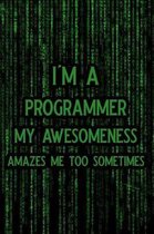 I'm a Programmer My Awesomeness Amazes Me Too Sometimes