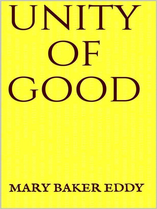 Unity of Good - cover
