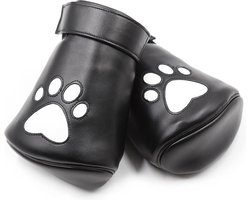 Banoch - Perrito Mittones - dog paws mittens bondage - PU Leer - Wit Voetje - puppy play