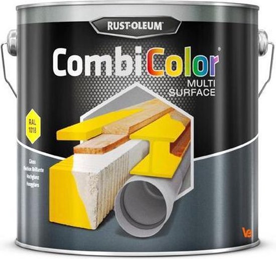 CombiColor Multi-Surface Hoogglans - Zwart RAL 9005 2,5 Liter