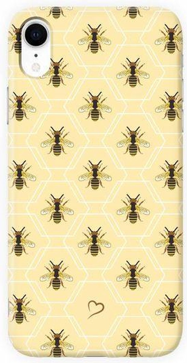 Fashionthings Bee inspired iPhone XR Hoesje / Cover - Eco-friendly - Softcase