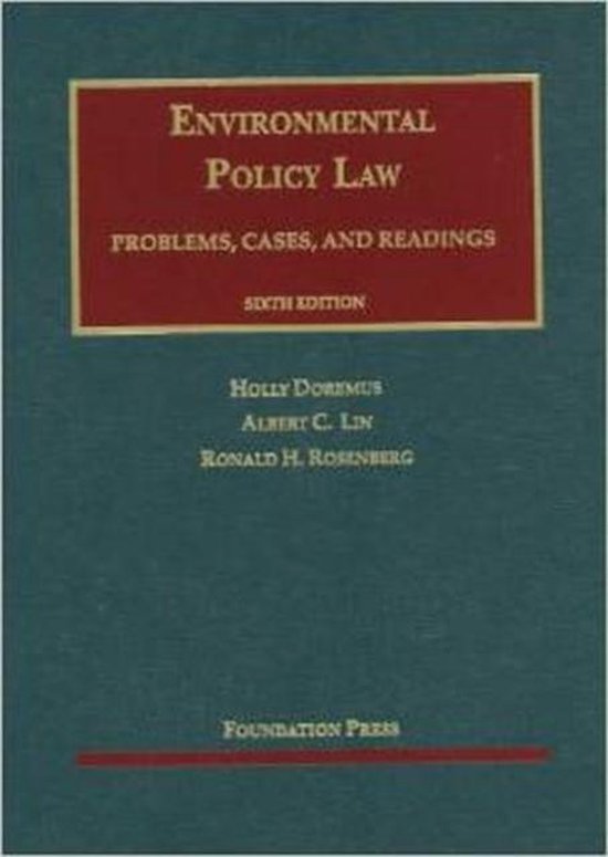 Environmental Policy Law 9781609301736 Holly D. Doremus Boeken bol