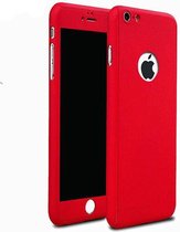 360 graden Full Body Cover Case Rood Hoesje voor iPhone 6/6S