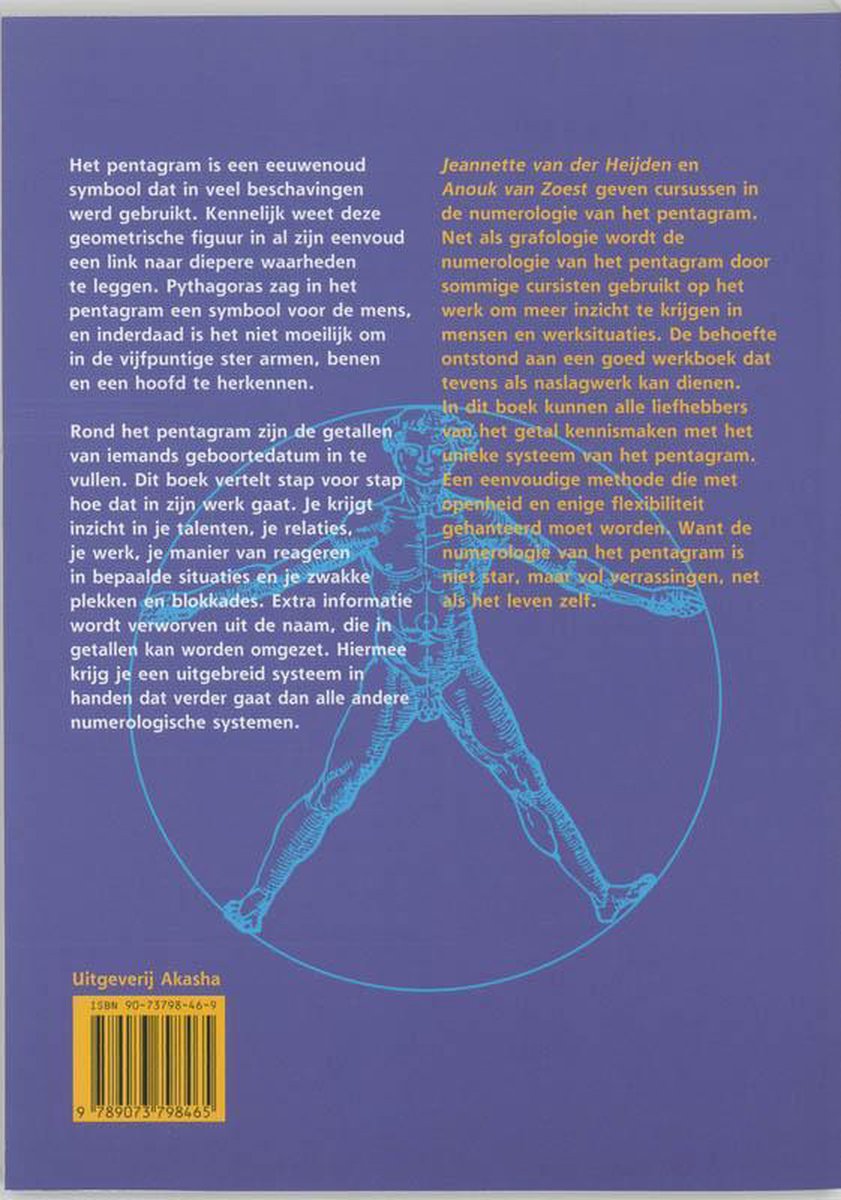Werkboek Numerologie - back cover