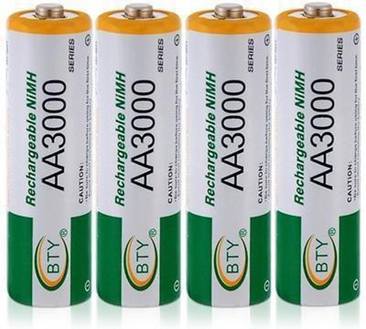 AA 3000mAh Oplaadbare Batterijen - 4 stuks inktmedia® huismerk
