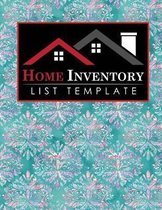Home Inventory List Template