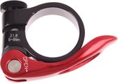Xtasy scq-100 - Zadelpenklem - Snelsluiting - 31.8 mm - Zwart/Rood