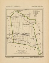 Historische kaart, plattegrond van gemeente Meeden in Groningen uit 1867 door Kuyper van Kaartcadeau.com