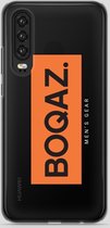 BOQAZ. Huawei P30 hoesje - Labelized Collection - Orange print BOQAZ