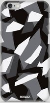 BOQAZ. iPhone 6 hoesje - camouflage camo zwart wit grijs