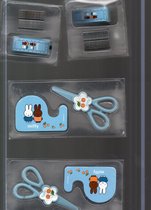 Miffy bureausetje tape, schaartje, nietmachine 4 st