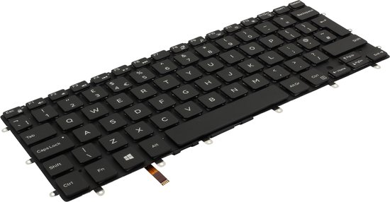 Dell 7DTJ4 - QWERTY Royaume-Uni-anglais - Clavier d'ordinateur portable  éclairé (encastré)