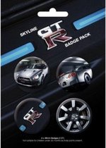 Skyline GT-R Buttons - Badge Pack