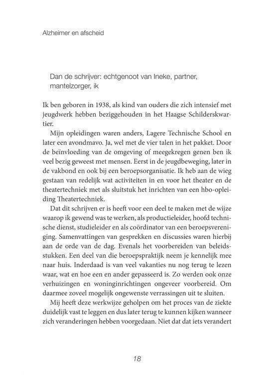Alzheimer en afscheid