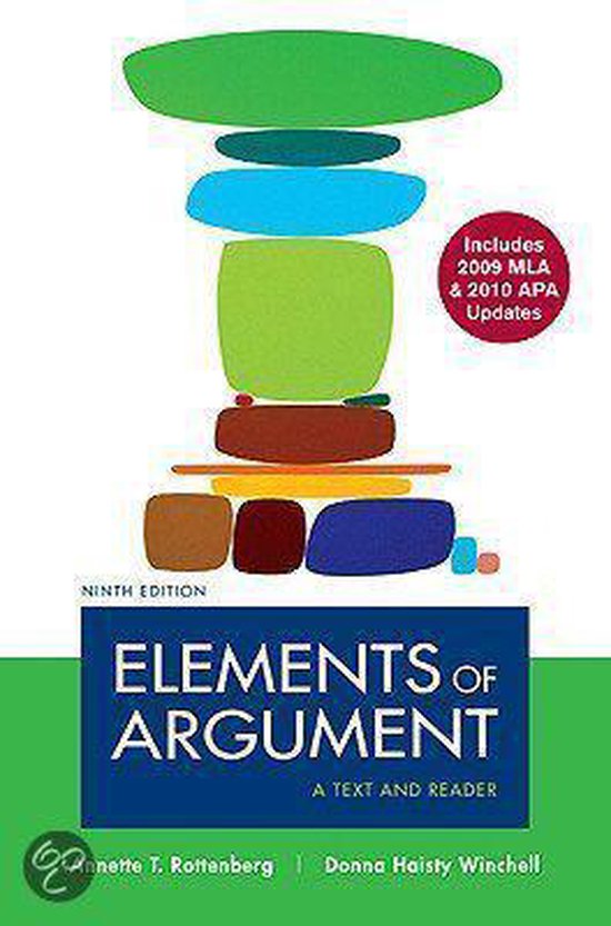 Elements Of Argument A Text And Reader 9780312692148 T. Rottenberg Boeken