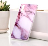 Marmer TPU Back Cover - Huawei P20 Hoesje