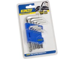 KINZO inbussleutelset - 13 stuks