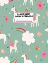 Blank Sheet Music Notebook