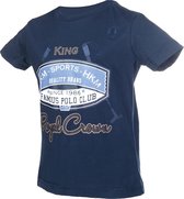 HKM Shirt -King royal- donkerblauw 122/128