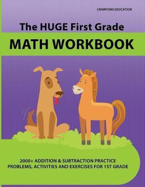 The Huge First Grade Math Workbook - cover