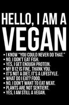 Hello I Am a Vegan I Know You Could Never Do That. No I Don't Eat Fish. Yes I Get Enough Protein. My B12 Is Fine Thank You. It's Not a Diet It's a Lifestyle. What Do I Eat? Food No I Don't Want to Eat Meat Plants Are Not Sentient Yes I Am Still a Vegan