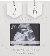 BAMBINO - aftelkalender zwangerschap - echo fotolijst - zwangerschapscadeau - hout