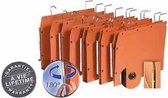 Hangmap elba tub lat fo u-bodem 15mm oranje - 25 stuks