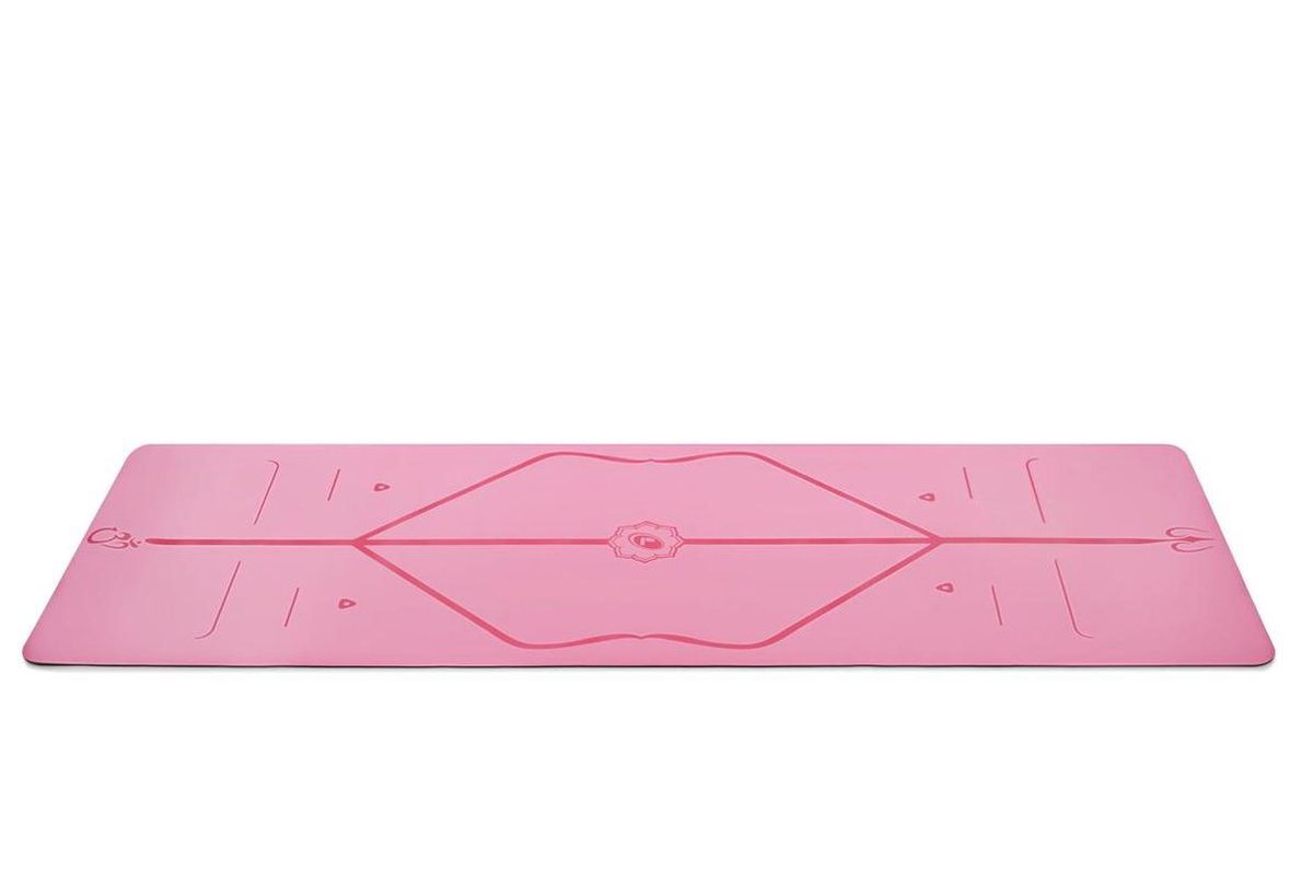 Liforme Travel Yoga mat - roze - Incl. Yogatas (2MM - 1,6 kilo)