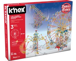 foto van K'nex 3-in-1 Amusement Park met 744 onderdelen