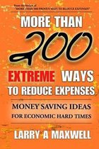 More Than 200 Extreme Ways to Reduce Expenses