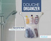 Douchemandje / tasje | 45x32cm | 4 opbergvakken | Wit