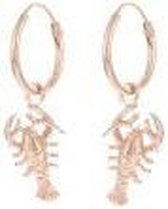 Karma Symbols oorbel M1249 Lobster Rosé