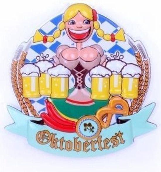 Deurbord Heidi met bierpullen