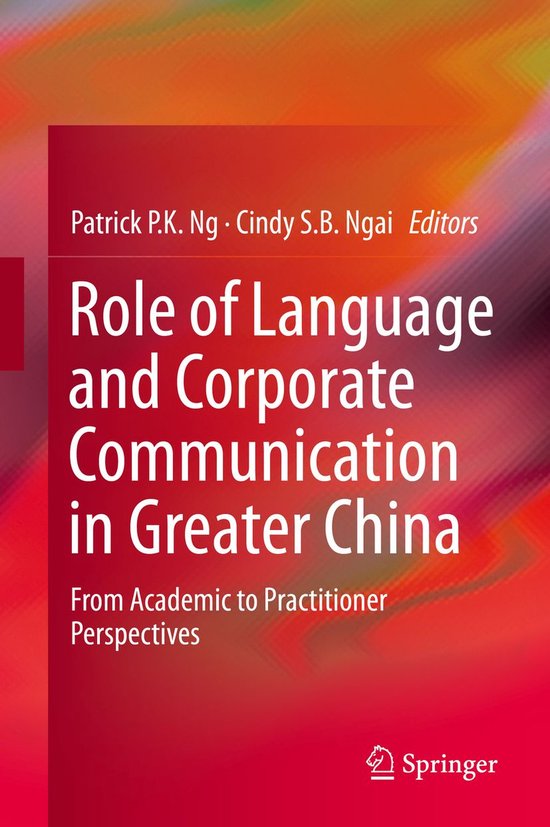 Role of Language and Corporate Communication in Greater Chin ... - cover