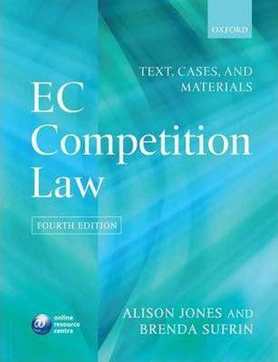 European and Comparative Competition Law Study Notes
