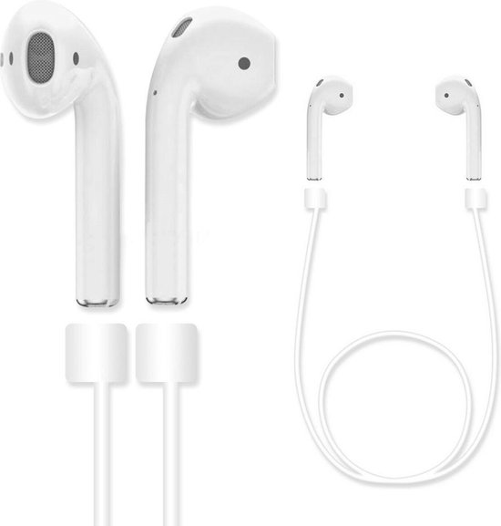 Anti Lost Strap Voor Apple Airpods - Siliconen Wireless Band - Wit 52 cm |  bol.com