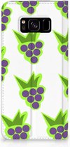 Flip cover Geschikt voor Samsung S8 Druiven