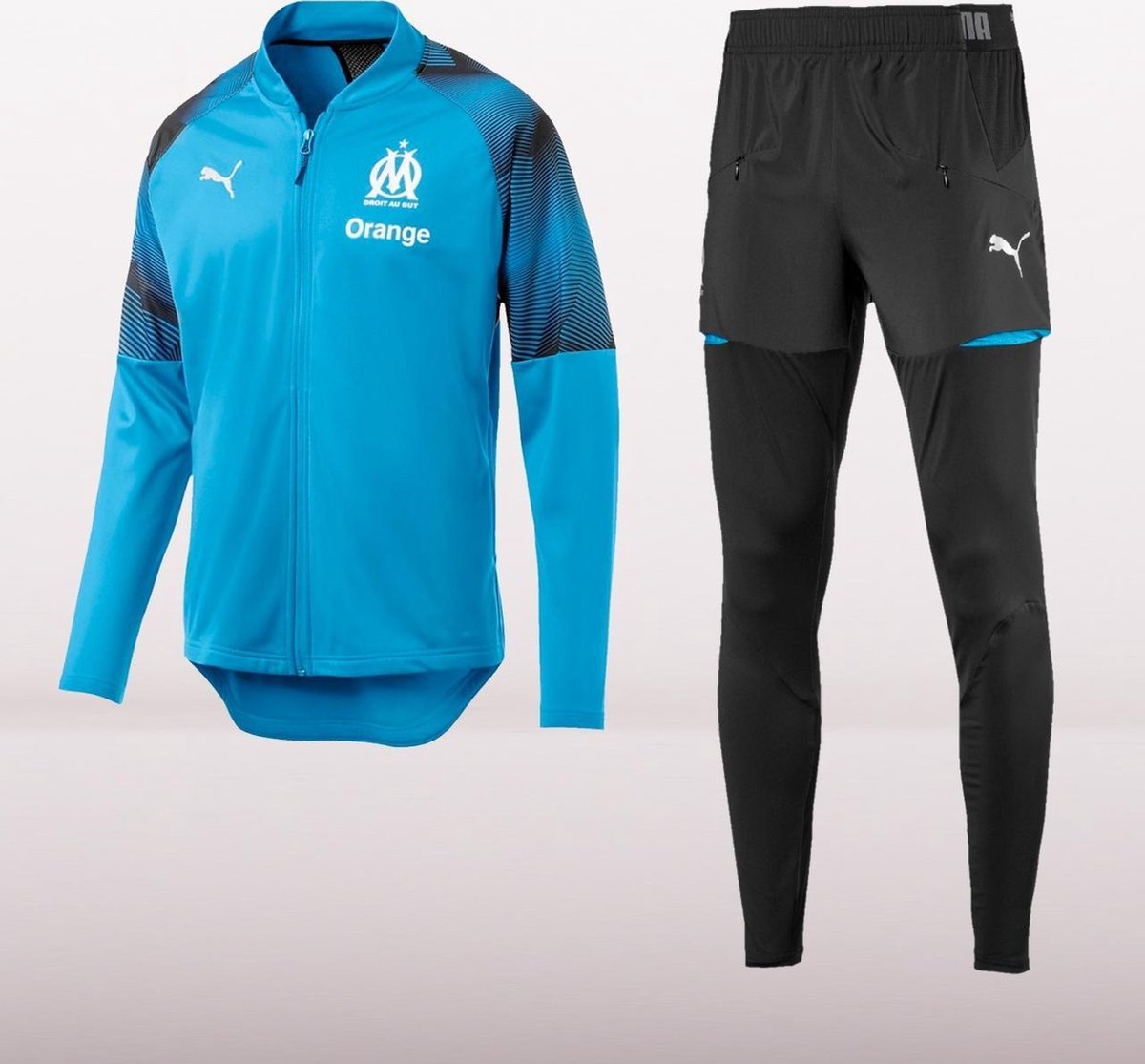 vasthouden Chronisch In tegenspraak Puma Olympique De Marseille Trainingspak Heren - Blauw - Maat M | bol.com