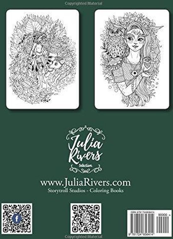 Keepers of the Enchanted Forest Coloring Book Julia Rivers